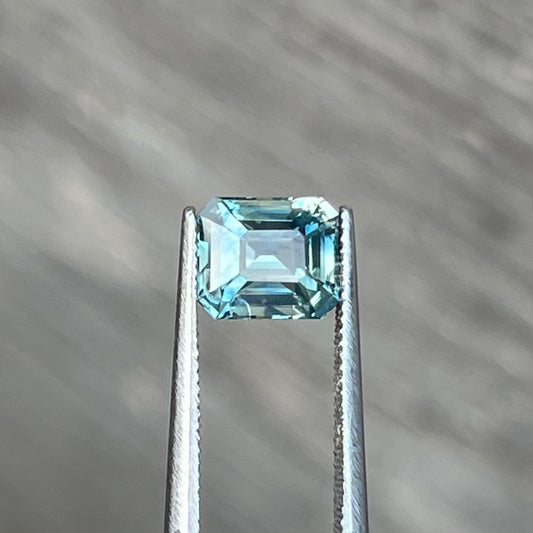 1.64ct Unheated Teal Sapphire