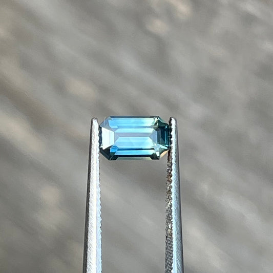 1.08ct Unheated Teal Sapphire