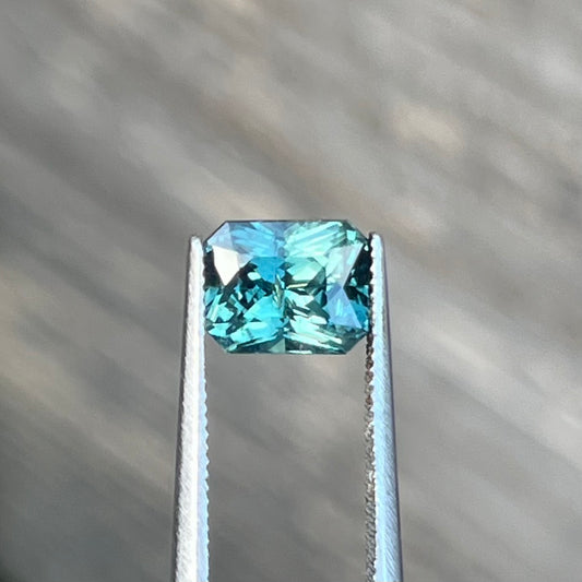 2.03ct Unheated Teal Sapphire