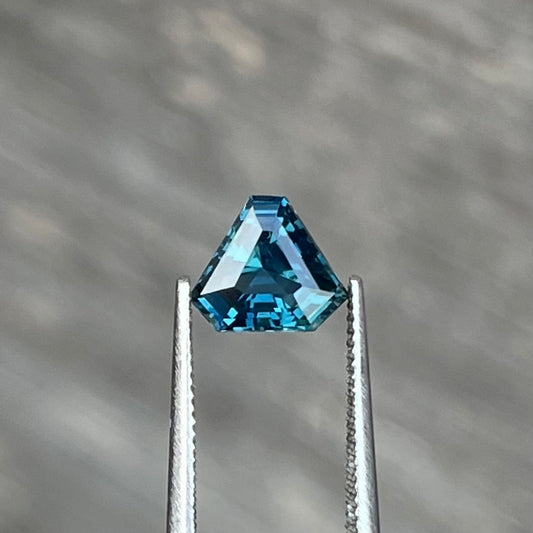 1.13ct Unheated Blue Teal Sapphire