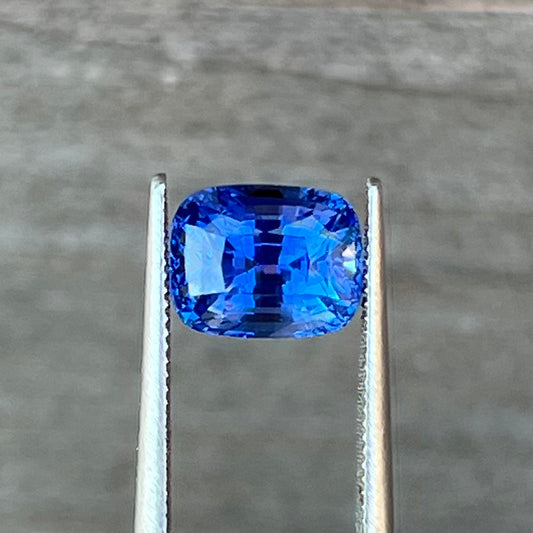 3.10ct Unheated Vivid Blue Sapphire
