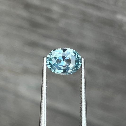 1.39ct Unheated Blue Teal Sapphire
