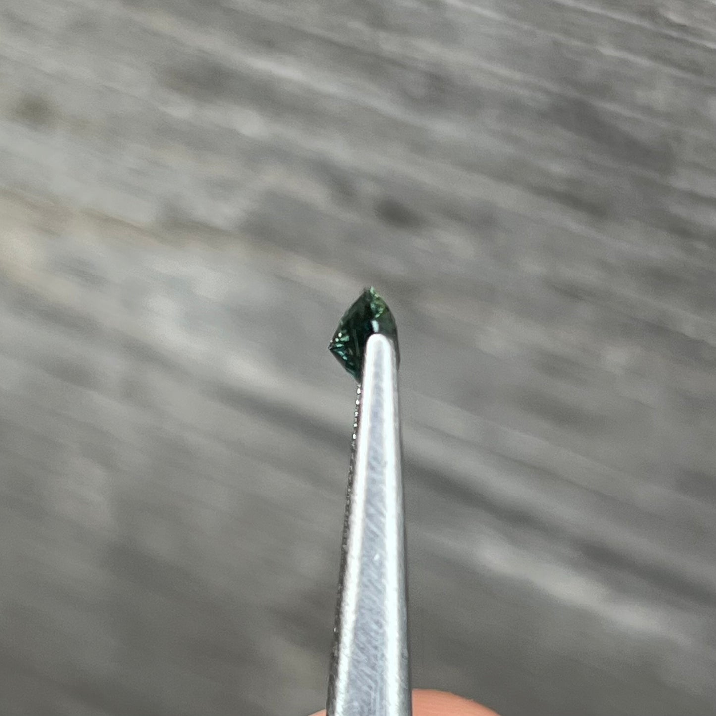 1.13ct Unheated Teal Sapphire