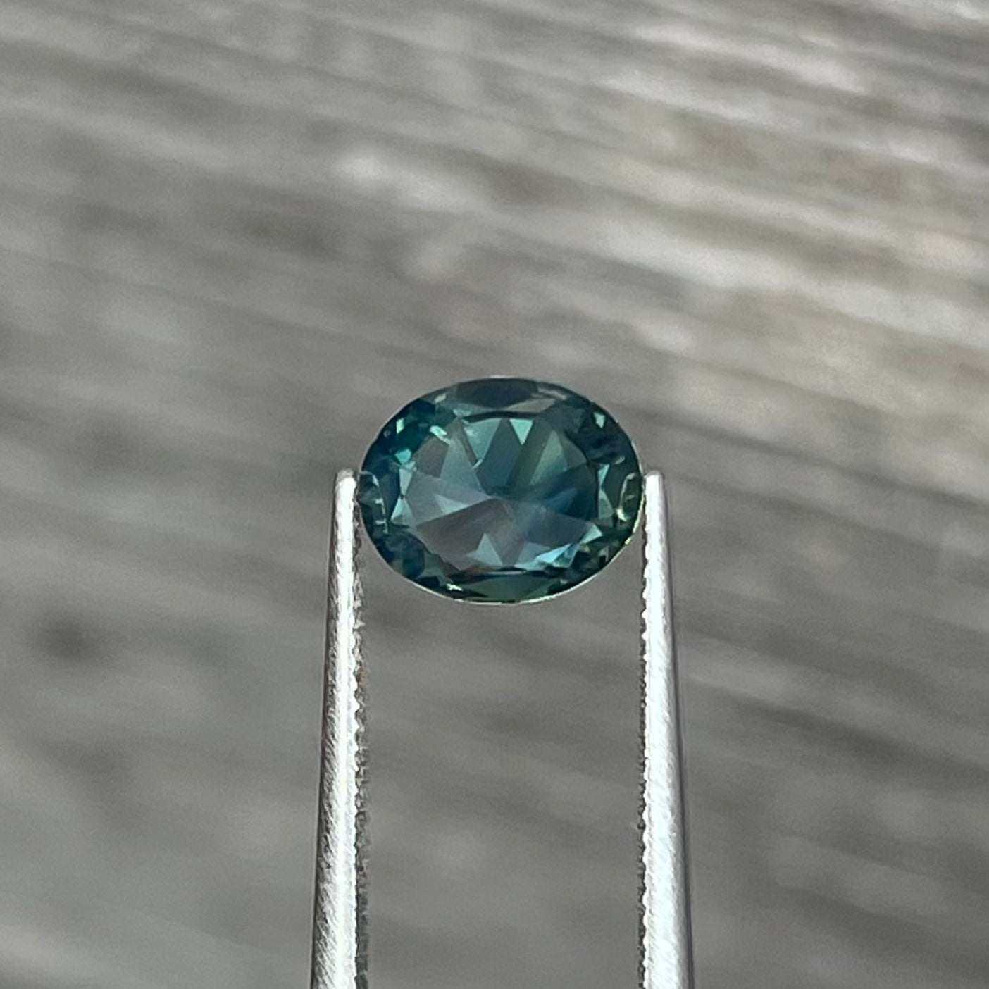 1.58ct Unheated Teal Sapphire