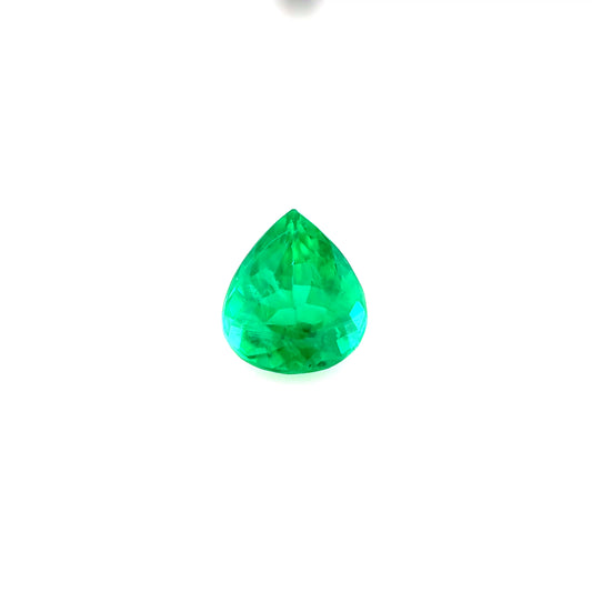 1.12ct Vivid Green Emerald - 7.15 x 6.34 x 4.42mm