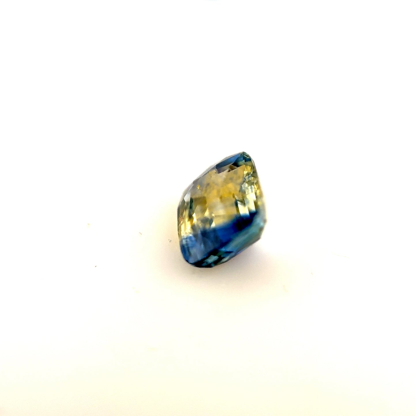 1.27ct Blue & Yellow Bi-colour Sapphire - 6.28 x 5.25 x 3.54mm
