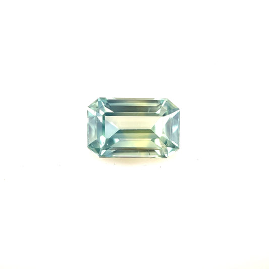 1.55ct Unheated Bi-colour Green Sapphire