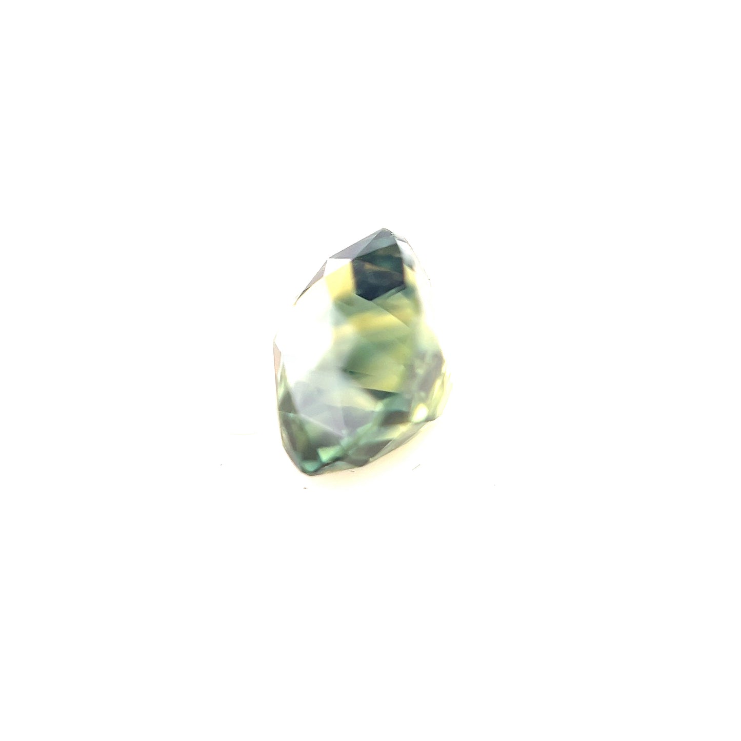 2.46ct Unheated Bi-colour Teal Sapphire