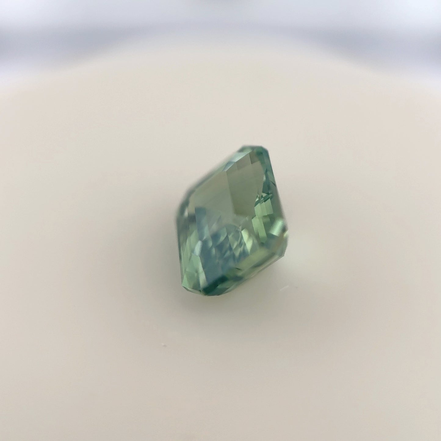 2.10ct Unheated Green Sapphire - 7.32 x 5.92 x 4.23mm