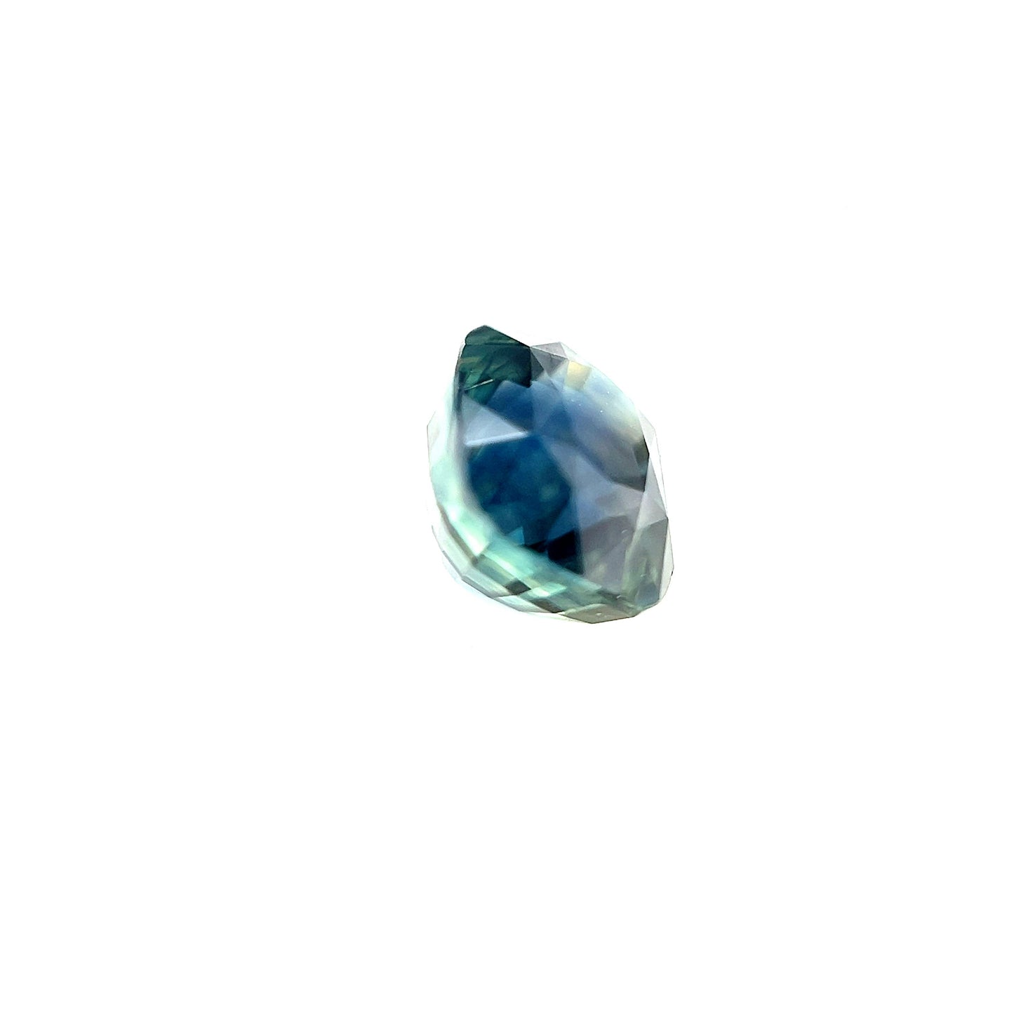 2.09ct Blue & Green/Yellow Bi-Colour Sapphire