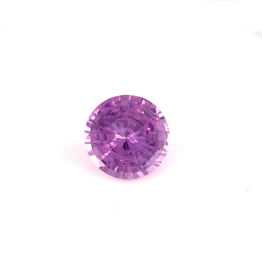 1.37ct Round Pink Sapphire
