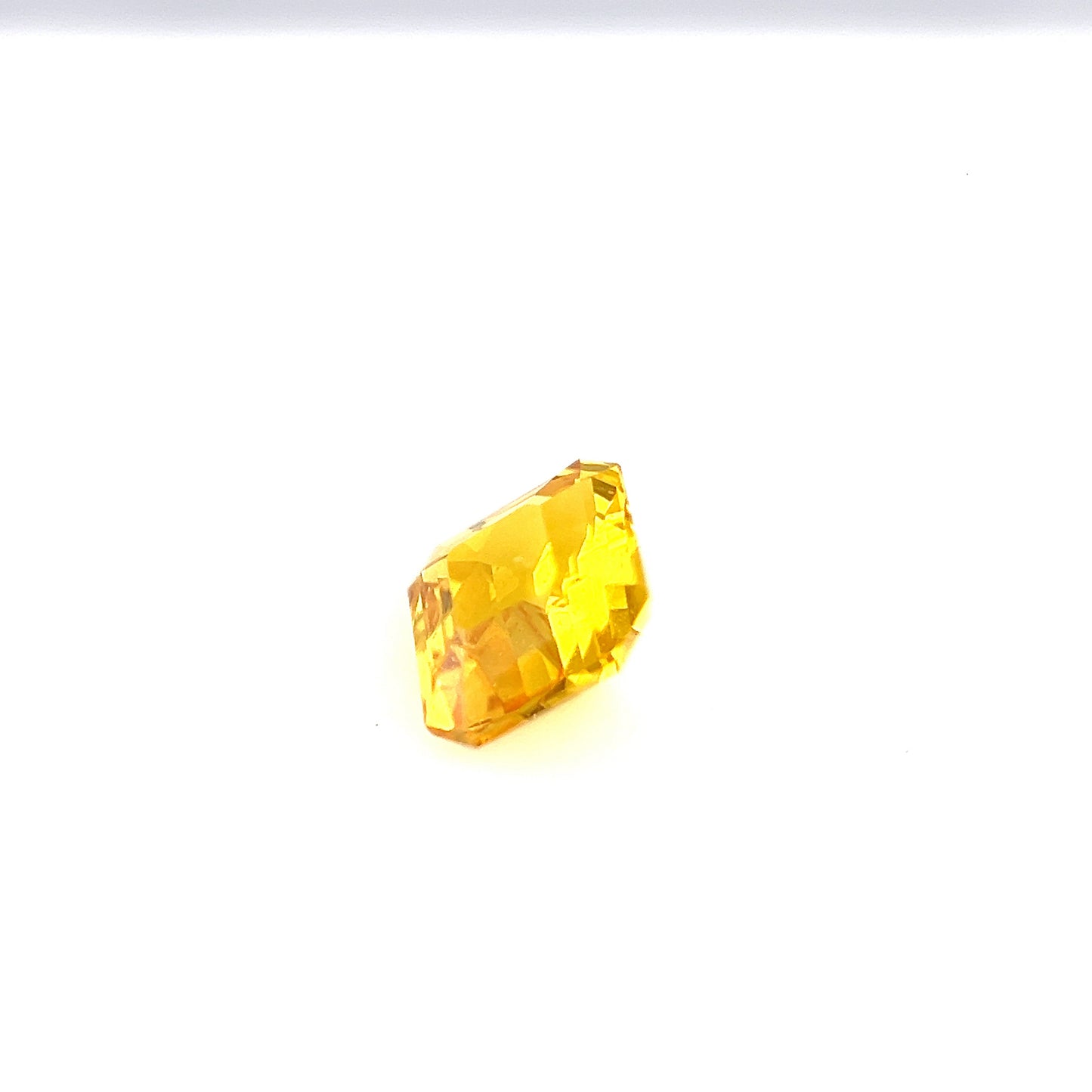 1.06ct Unheated Vivid Yellow Sapphire