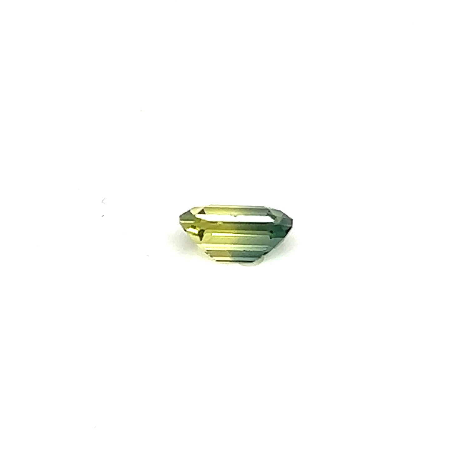 1.53ct Unheated Bi-colour Green & Yellow Sapphire