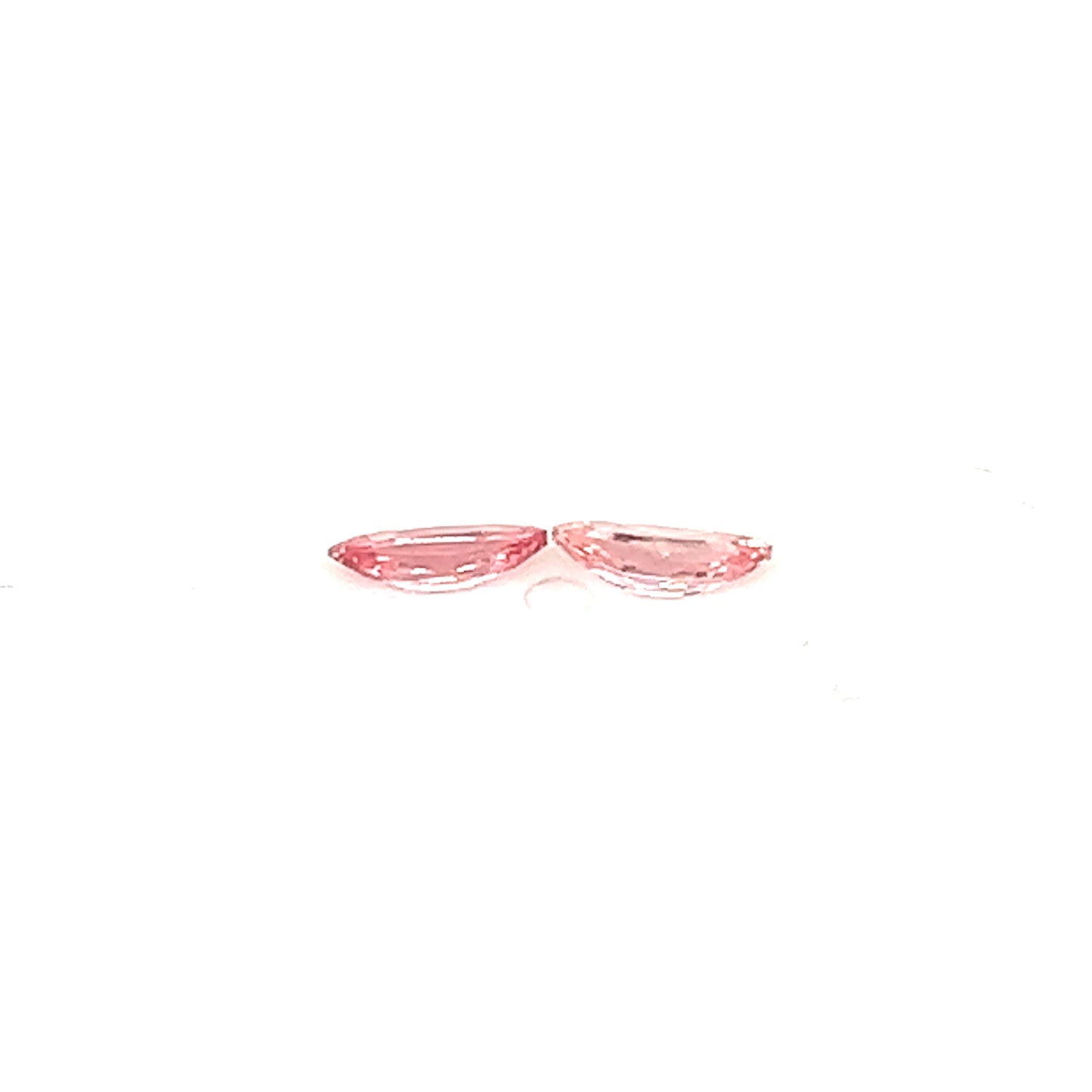 0.53ct Pair of Unheated Padparadscha Sapphire