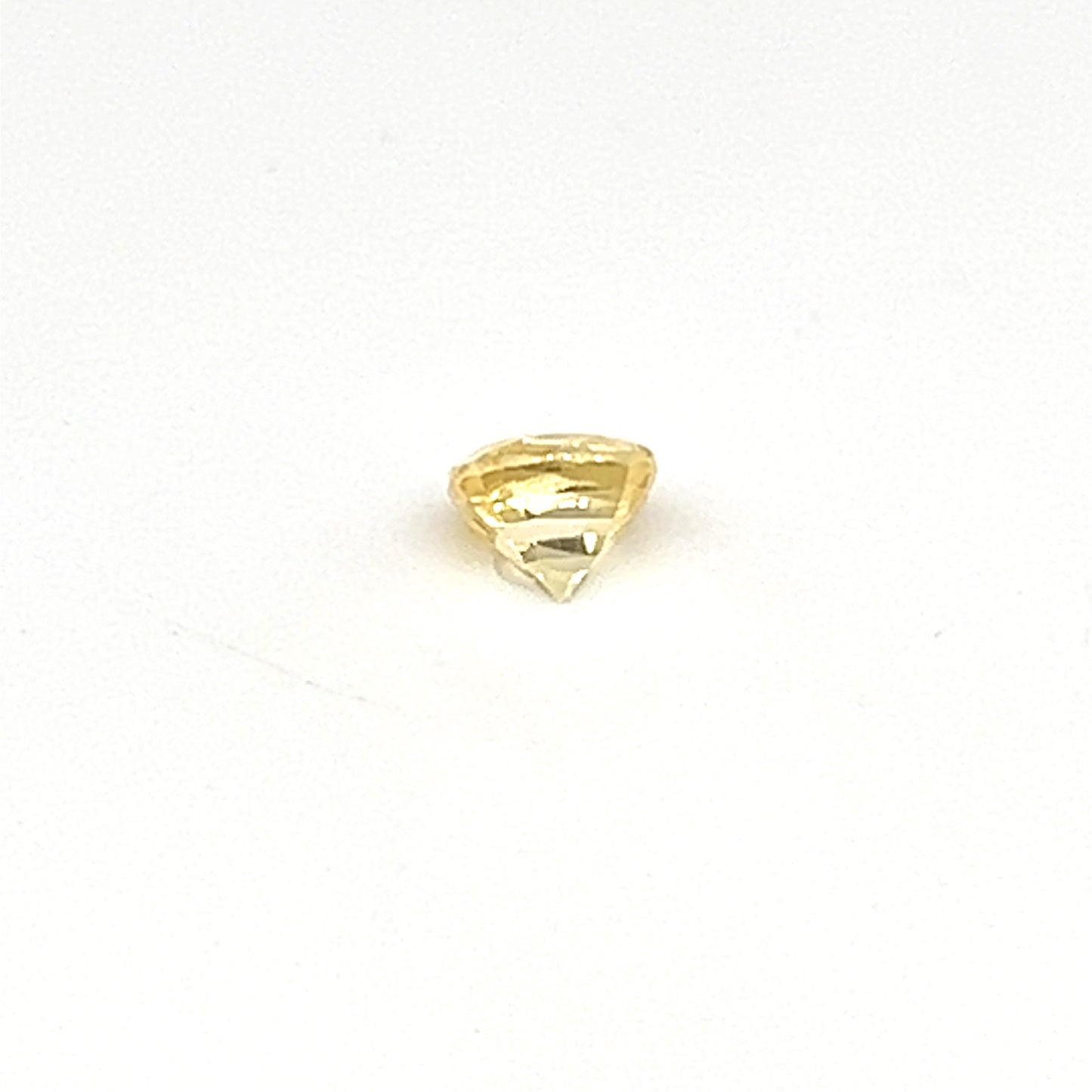 0.76ct Unheated Yellow Sapphire