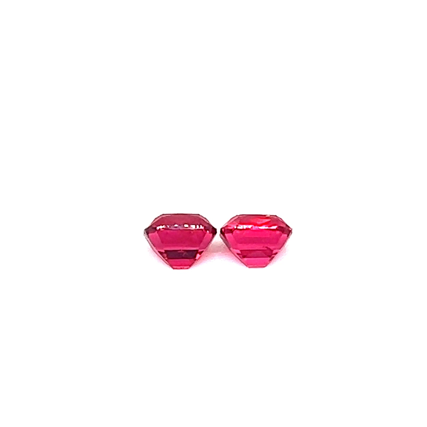1.20ct Pair of Neon Red Mansin Spinel