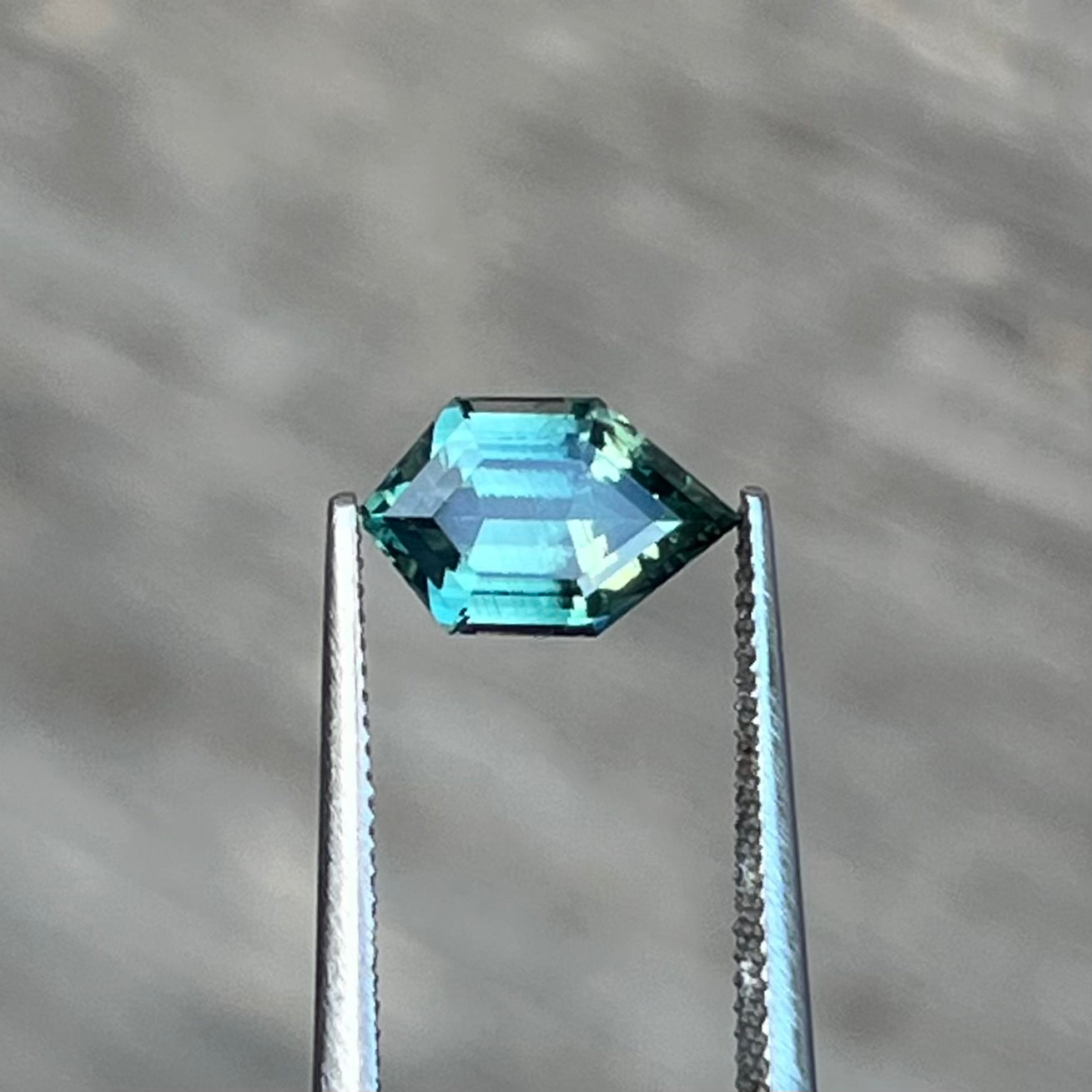 1.33ct Unheated Green Teal Sapphire