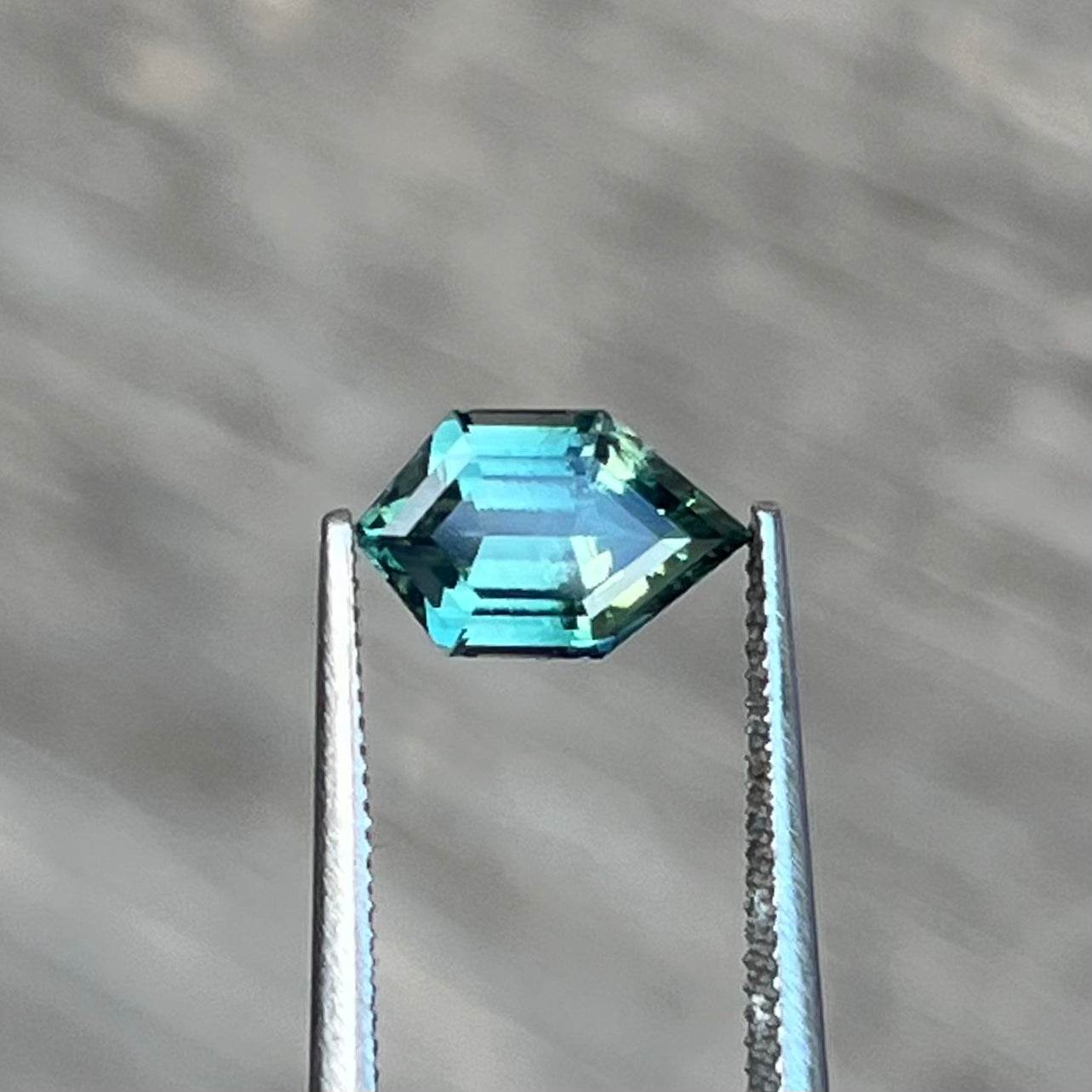 1.33ct Unheated Green Teal Sapphire