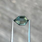 1.33ct Unheated Green Teal Sapphire