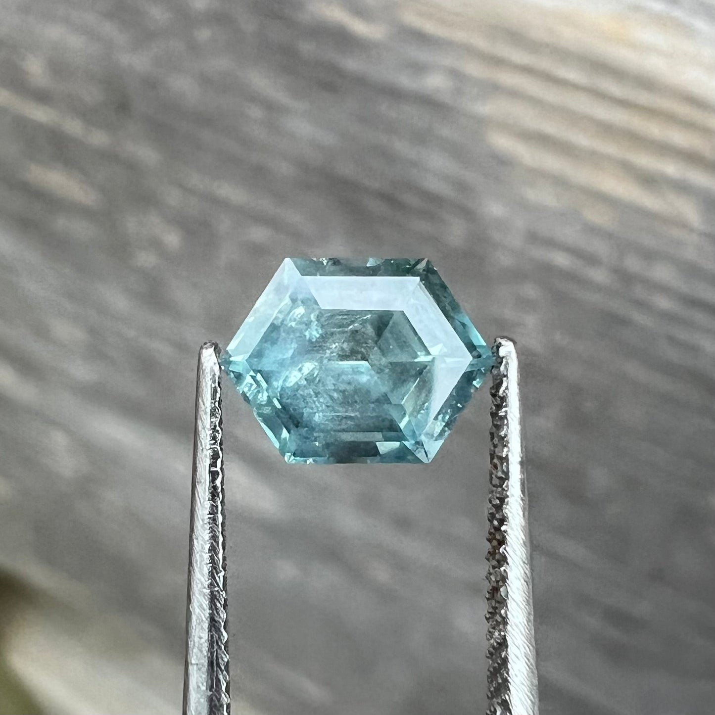 1.53ct Unheated Montana Green Teal Sapphire