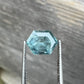 1.53ct Unheated Montana Green Teal Sapphire