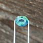 2.60ct Unheated Green Sapphire - 9.25 x 7.40 x 4.86mm