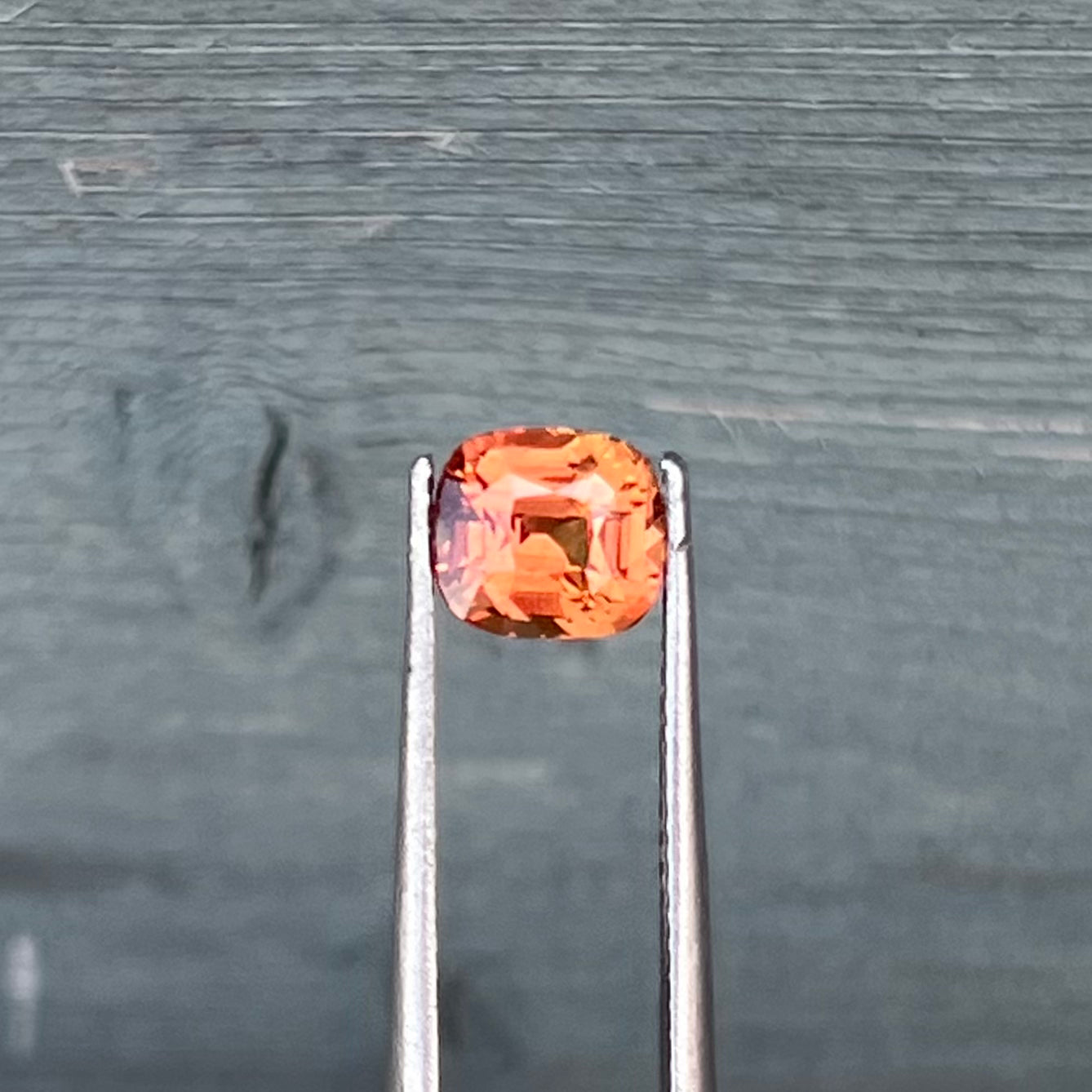 1.51ct Unheated Orange Sapphire - 6.21 x 5.62 x 4.68mm