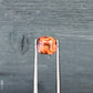 1.51ct Unheated Orange Sapphire - 6.21 x 5.62 x 4.68mm