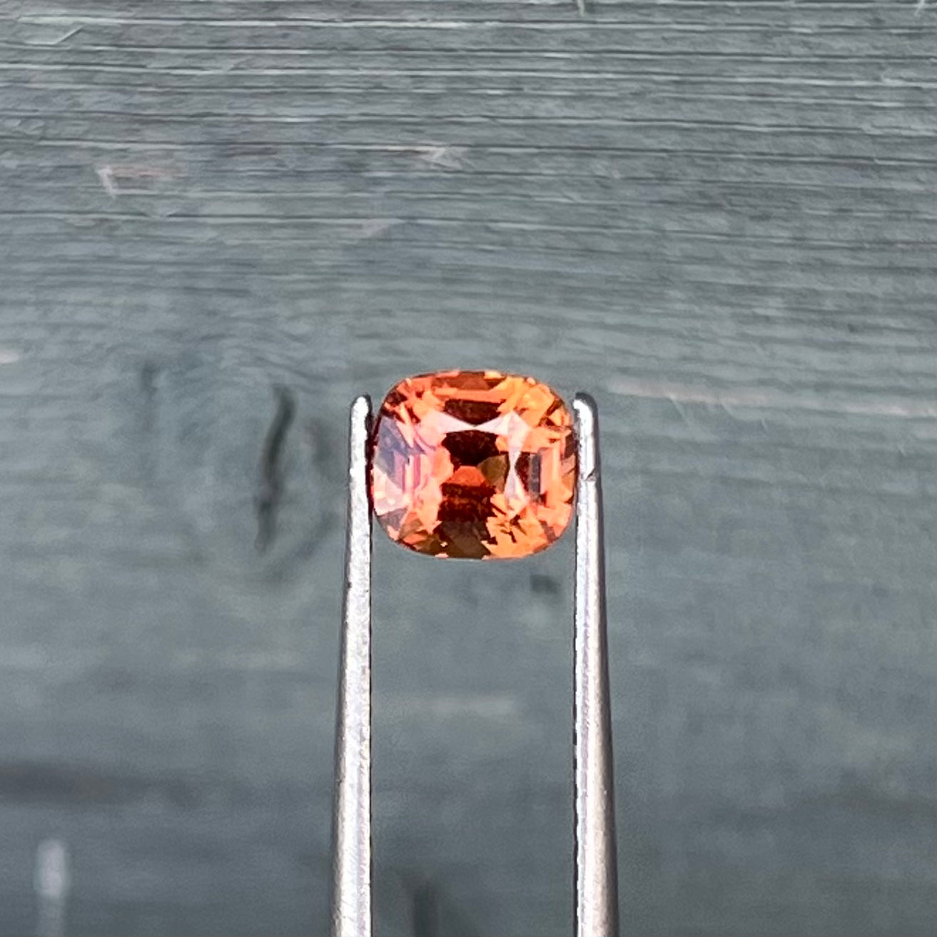 1.51ct Unheated Orange Sapphire - 6.21 x 5.62 x 4.68mm