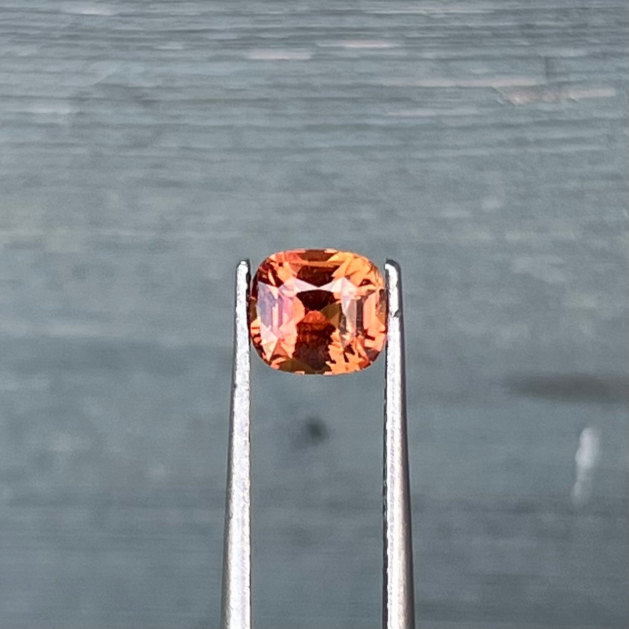 1.51ct Unheated Orange Sapphire - 6.21 x 5.62 x 4.68mm