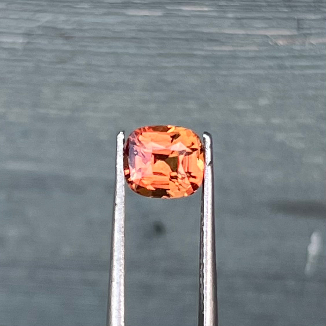 1.51ct Unheated Orange Sapphire - 6.21 x 5.62 x 4.68mm
