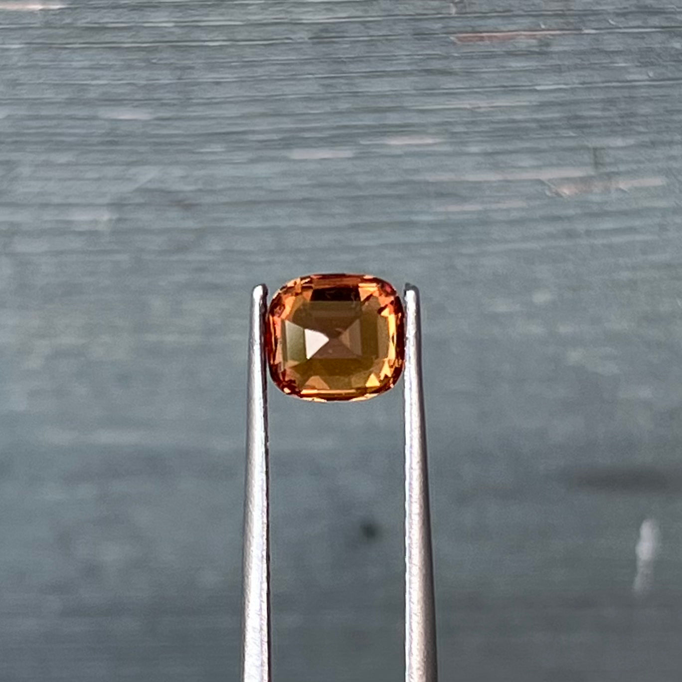 1.51ct Unheated Orange Sapphire - 6.21 x 5.62 x 4.68mm