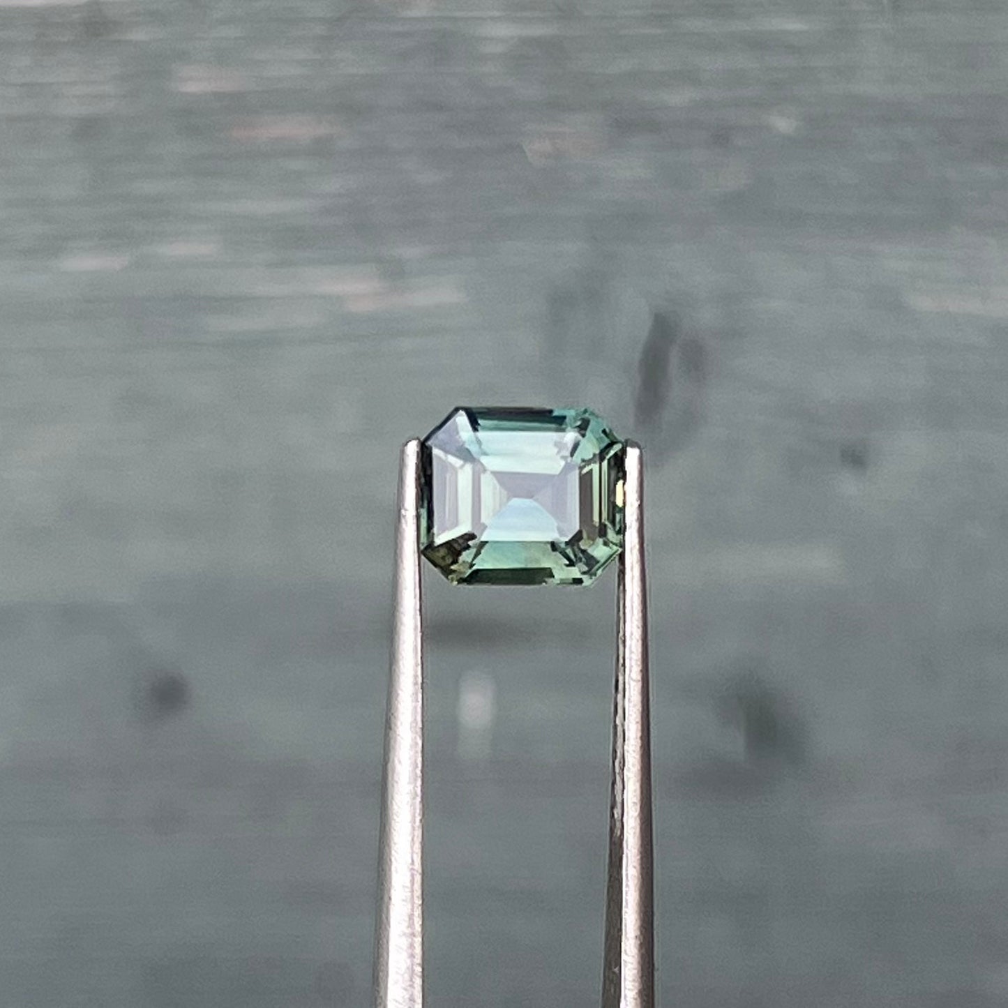 1.54ct Unheated Green Sapphire - 7.07 x 6.13 x 3.91mm