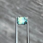 1.47ct Unheated Bi-colour Green Sapphire - 6.79 x 5.22 x 4.52mm