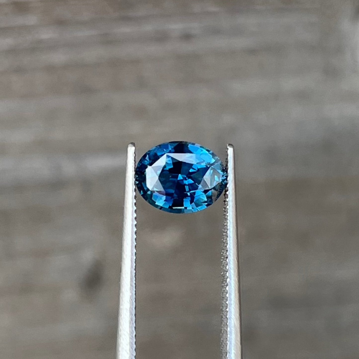 1.53ct Unheated Blue Teal Sapphire