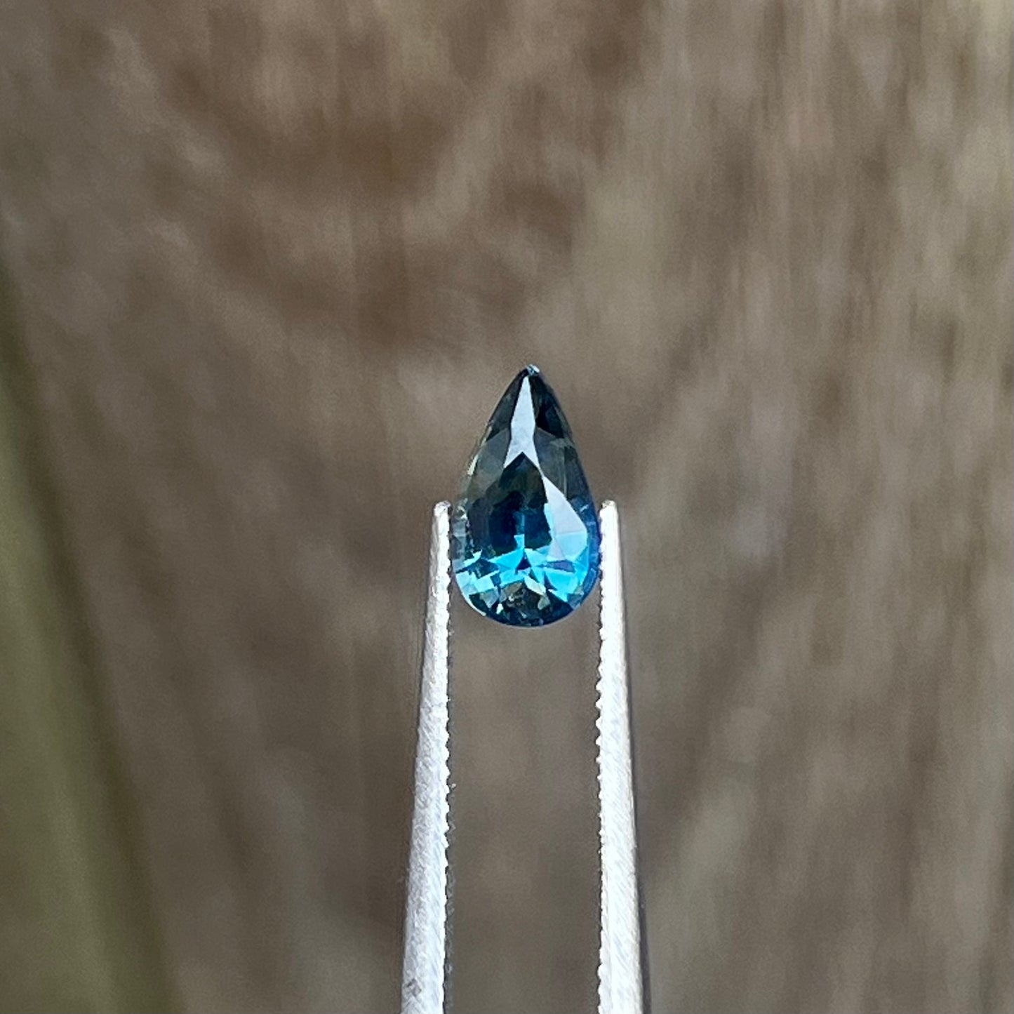 1.16ct Unheated Blue Teal Sapphire