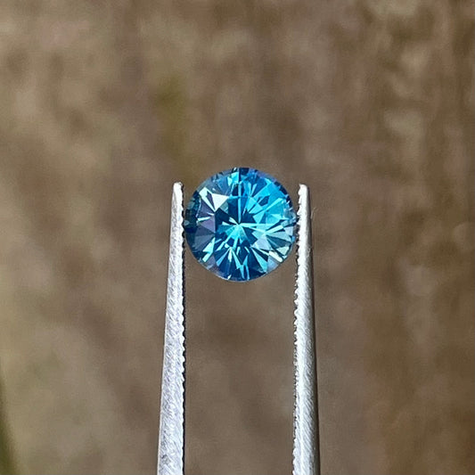 1.36ct Unheated Teal Sapphire