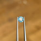 0.89ct Unheated Teal Sapphire