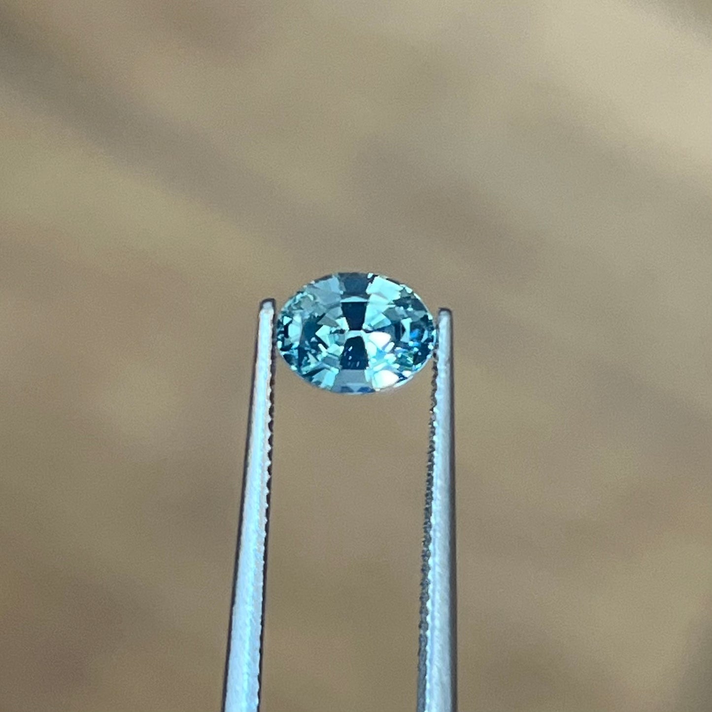 0.95ct Unheated Teal Sapphire