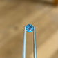 0.87ct Unheated Teal Sapphire