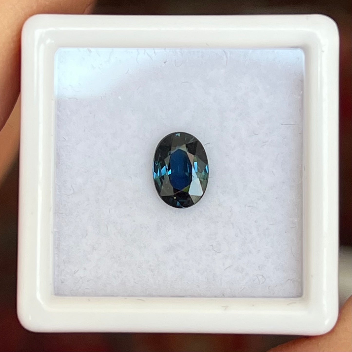 1.00ct Deep Blue Teal Sapphire