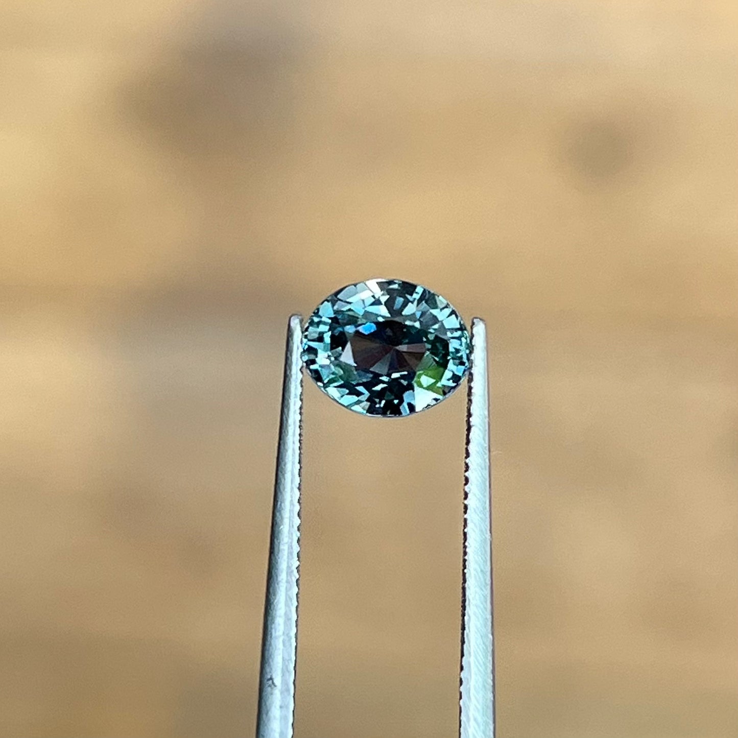 1.63ct Unheated Teal Sapphire