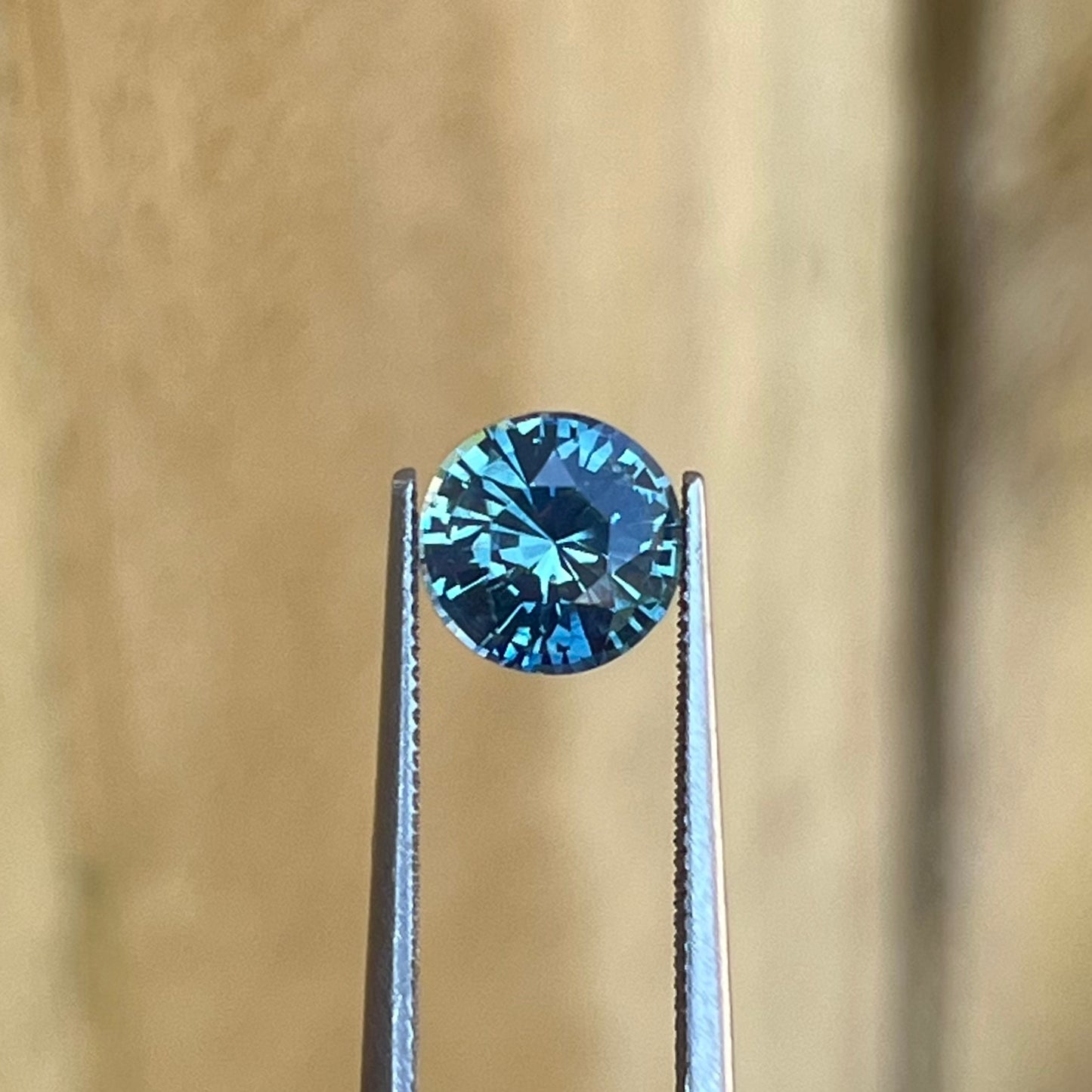 2.08ct Unheated Teal Sapphire