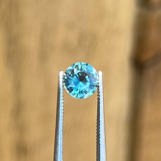 1.18ct Unheated Teal Sapphire