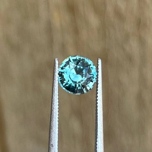 1.70ct Unheated Teal Sapphire