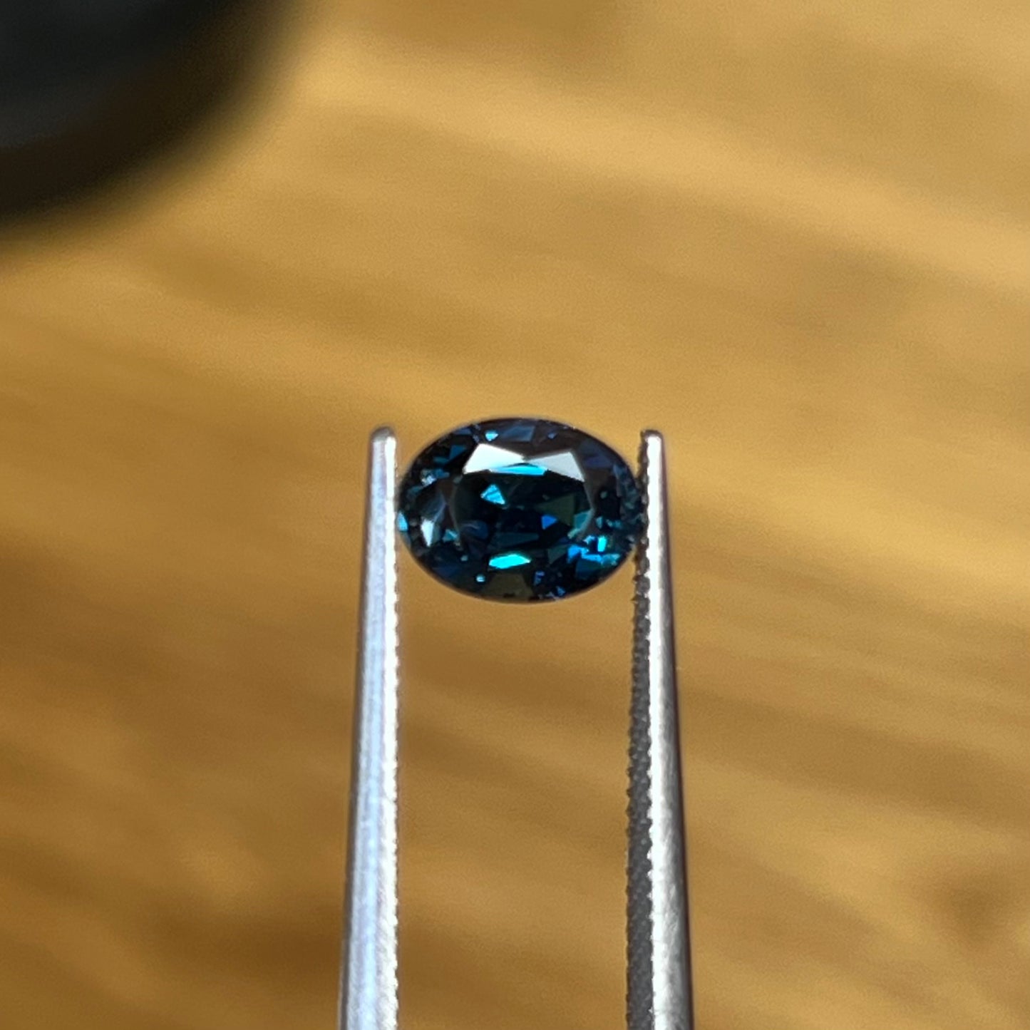 1.31ct Unheated Blue Teal Sapphire