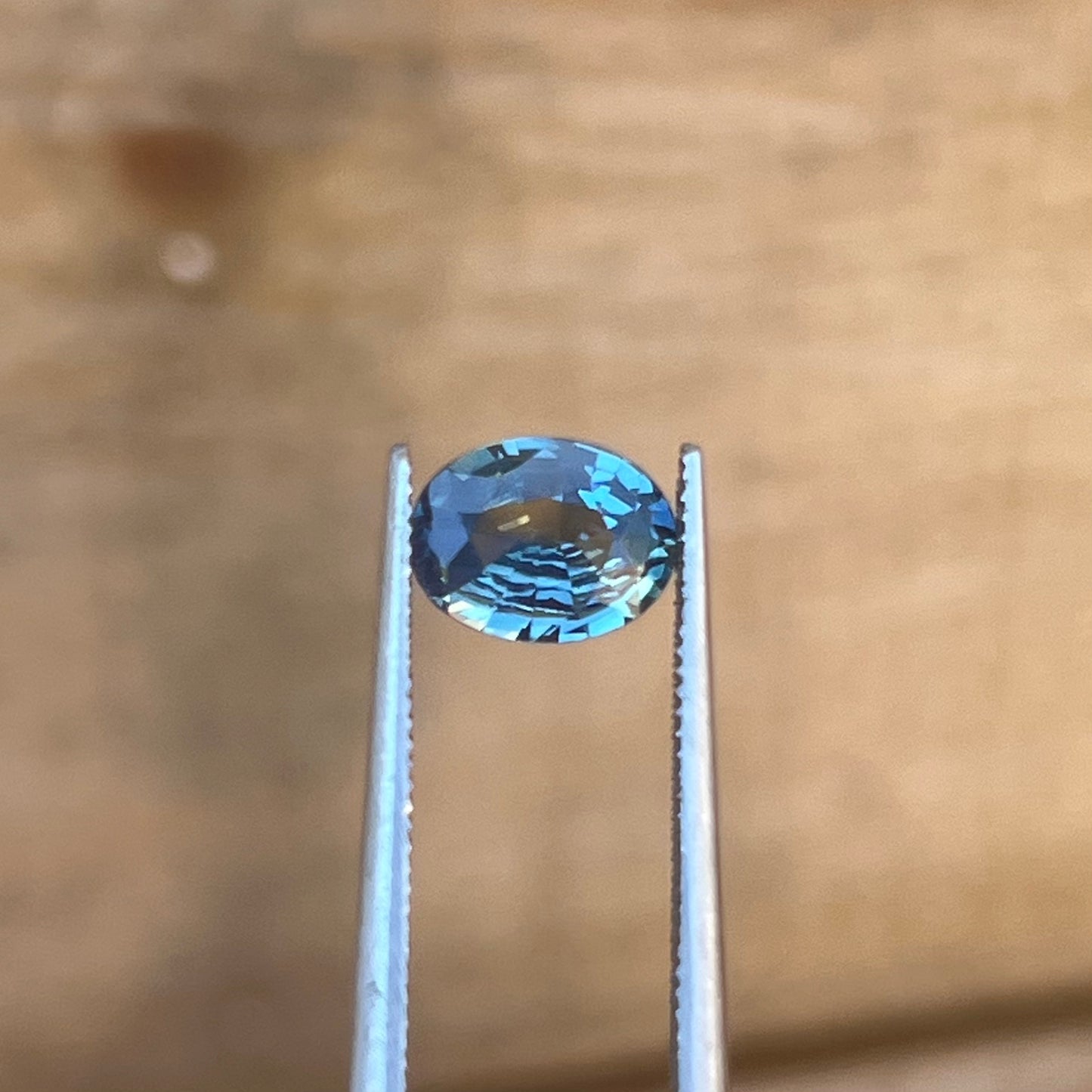 1.21ct Unheated Teal Sapphire