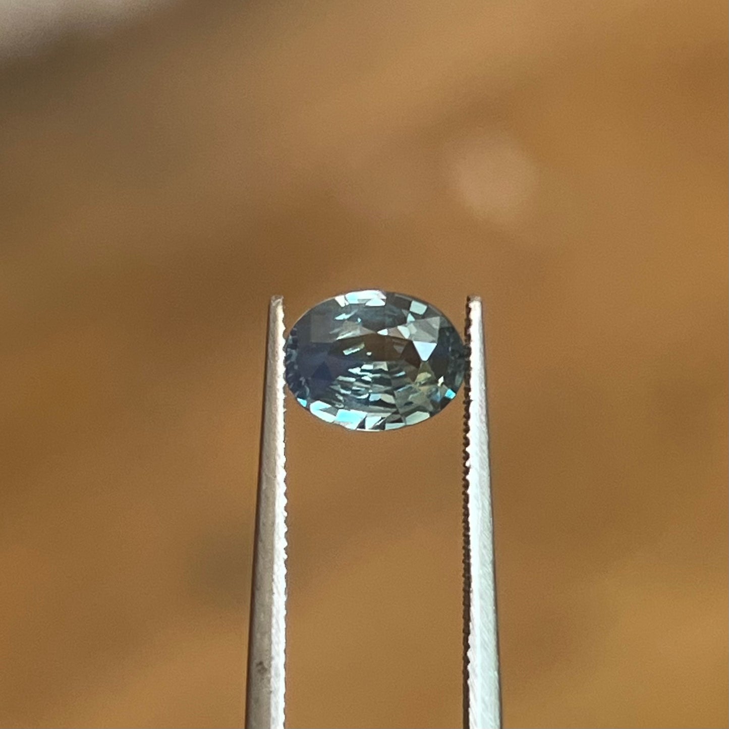 1.21ct Unheated Teal Sapphire