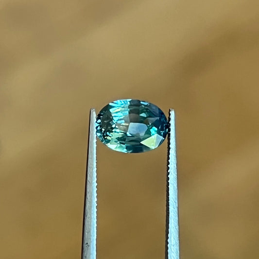 1.60ct Unheated Teal Sapphire