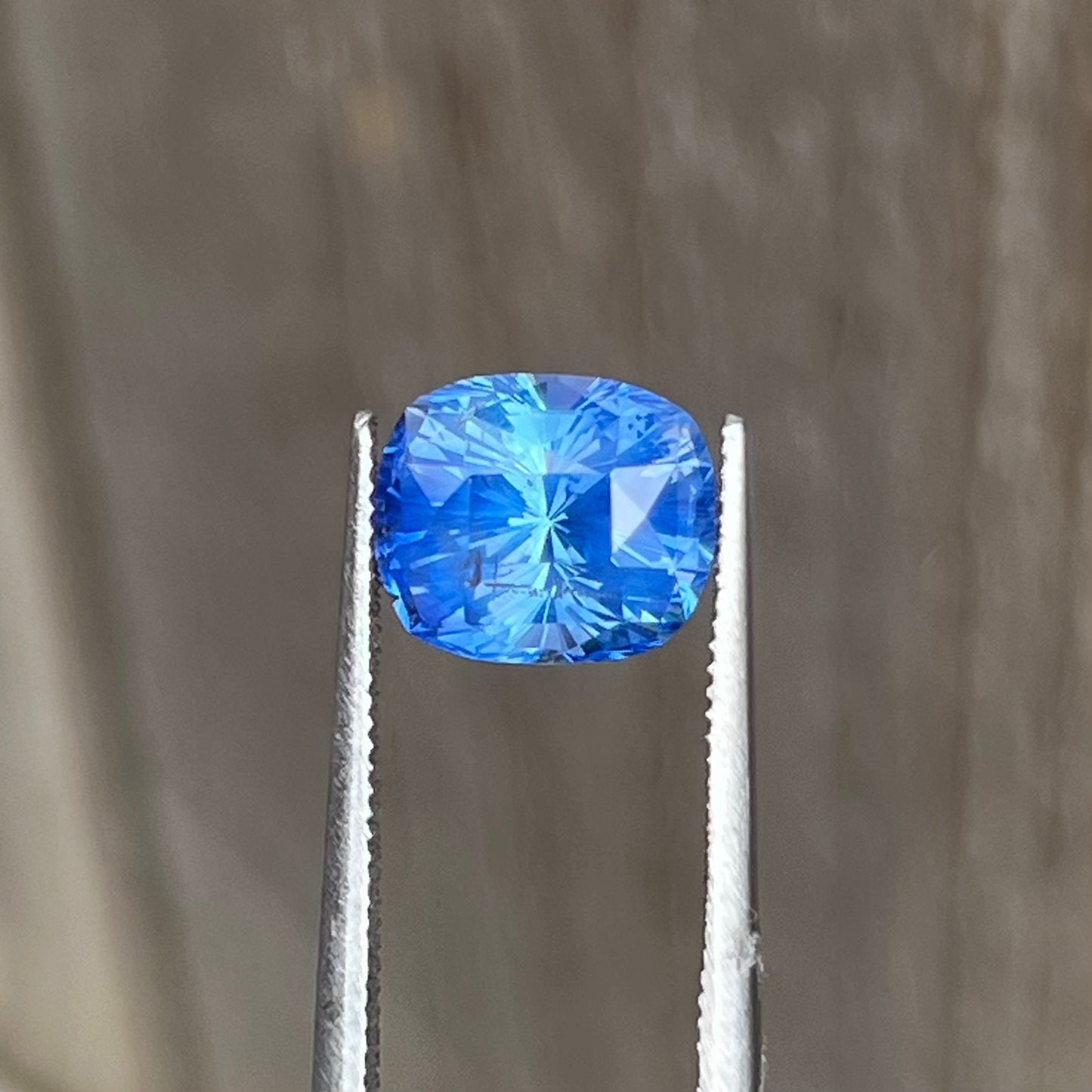 3.35ct Unheated Cornflower Blue Sapphire